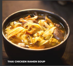 Thai Chicken Ramen soup